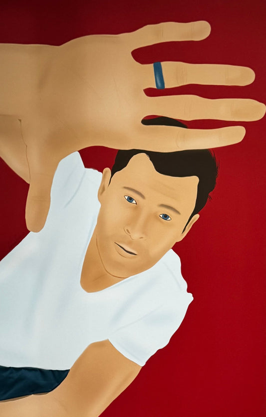 AWARE (DESPIERTO) "Fine Art Print on Canvas Sculpted with Couture Fabrics"  - UNCONDITIONAL LOVE SERIES (Unframed)