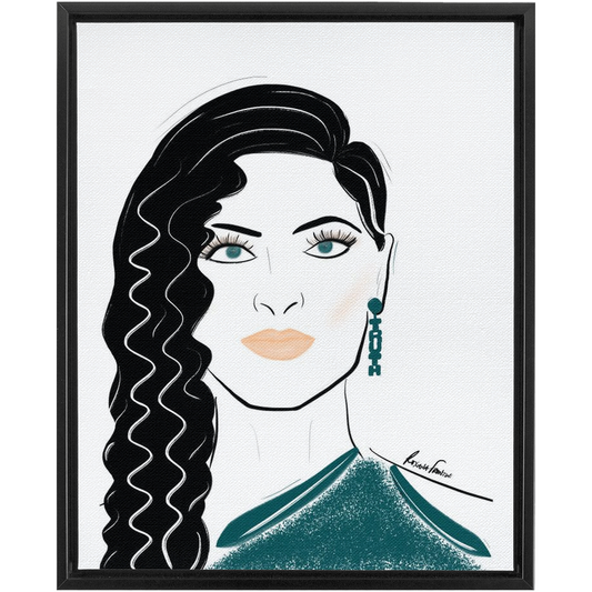 "Ella & Truth" Framed Fine Art Print on Canvas