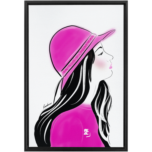 "Ella is Real" Framed Art Print on Canvas