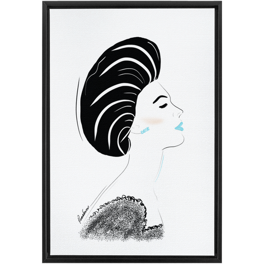 "Ella & Love" Framed Fine Art Print on Canvas