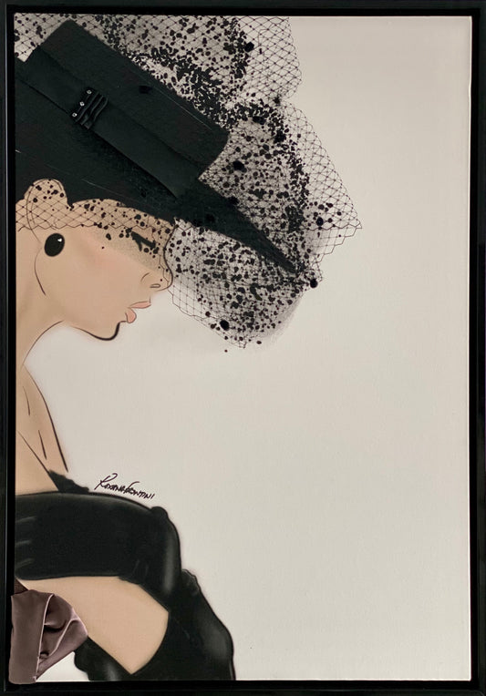 AUDREY "Sculptural Painting" - QUEEN SERIES 🔴