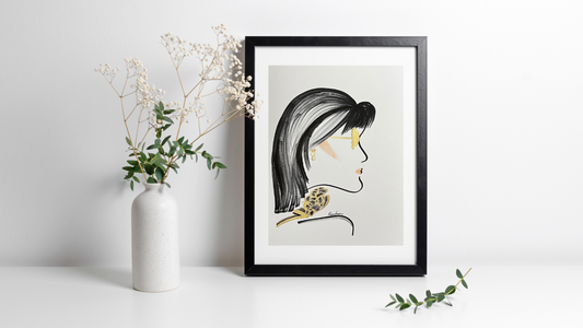 “Dhahab Gaze” Original Illustration