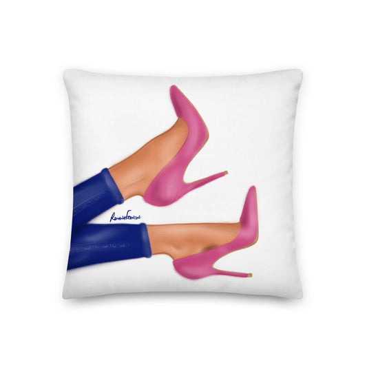 Pink Power Premium Pillow