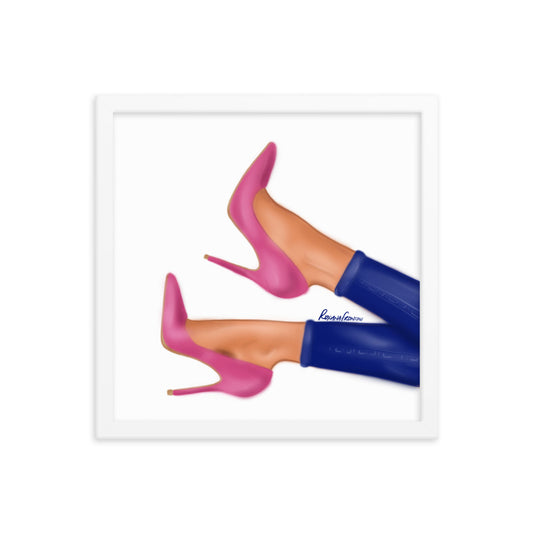 "Pink Power" Framed Fine Art Print