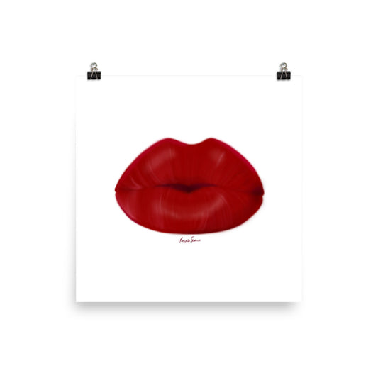 "Ruby Kiss" Unframed Fine Art Print
