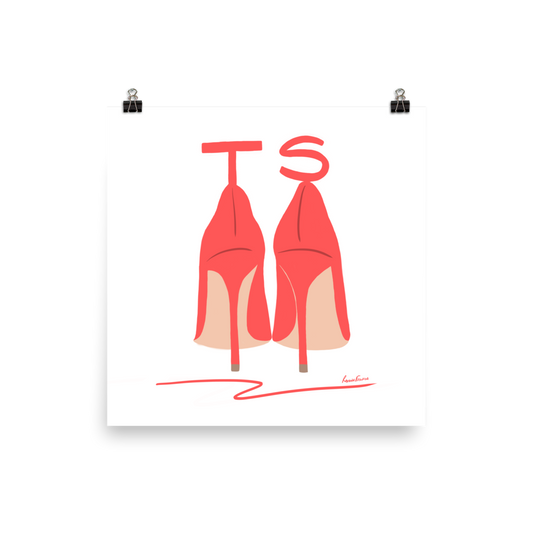 "Tacones Sabios" Fine Art Print