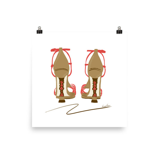 “Sabia” Fine Art Print - Tacones Sabios Serie - Roxana Frontini