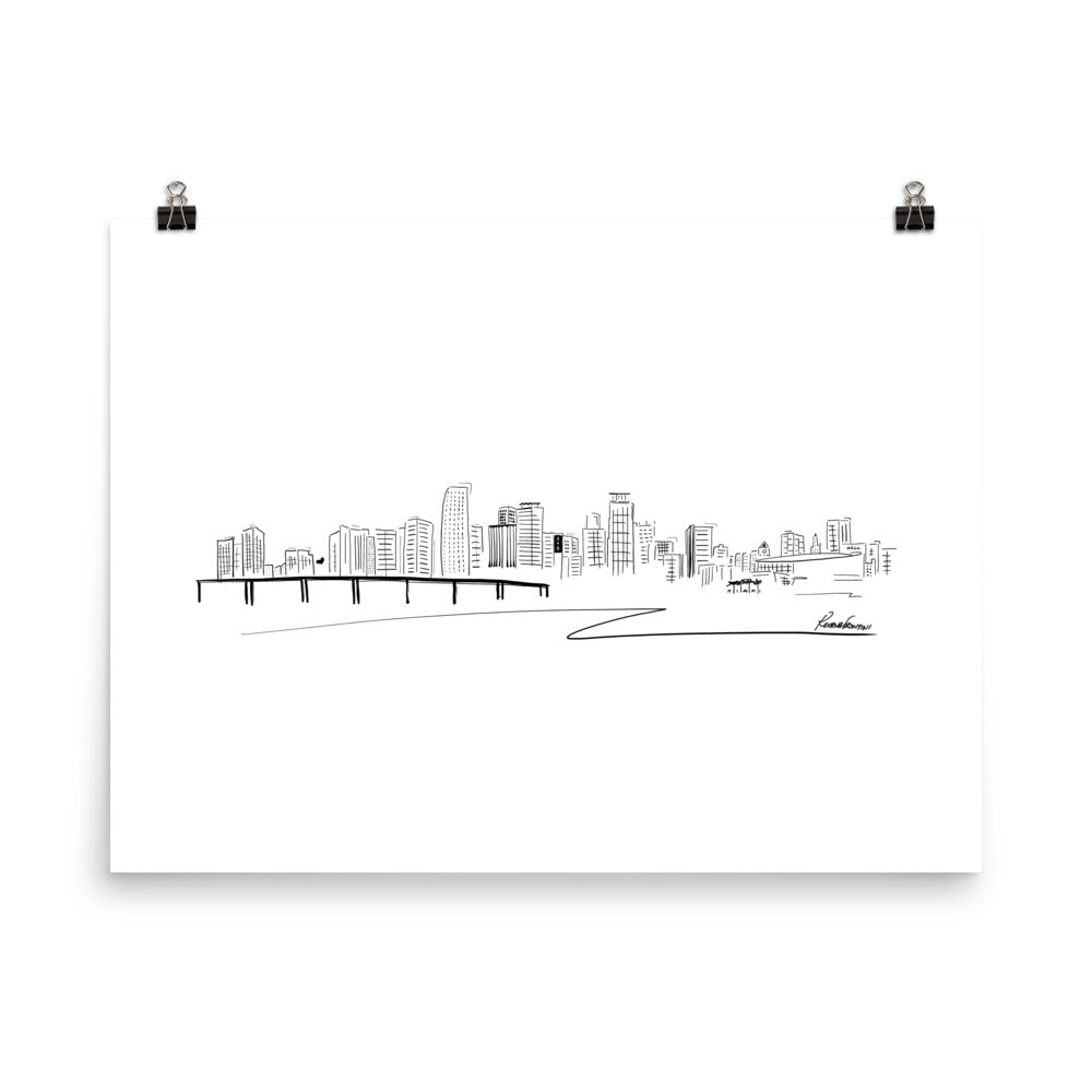 "MIA SKY" Unframed Fine Art Print