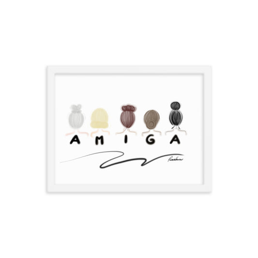 "Amiga" Framed Fine Art Print