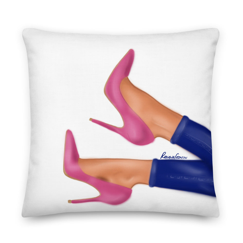 Pink Power Premium Pillow
