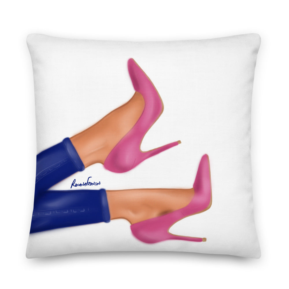 Pink Power Premium Pillow