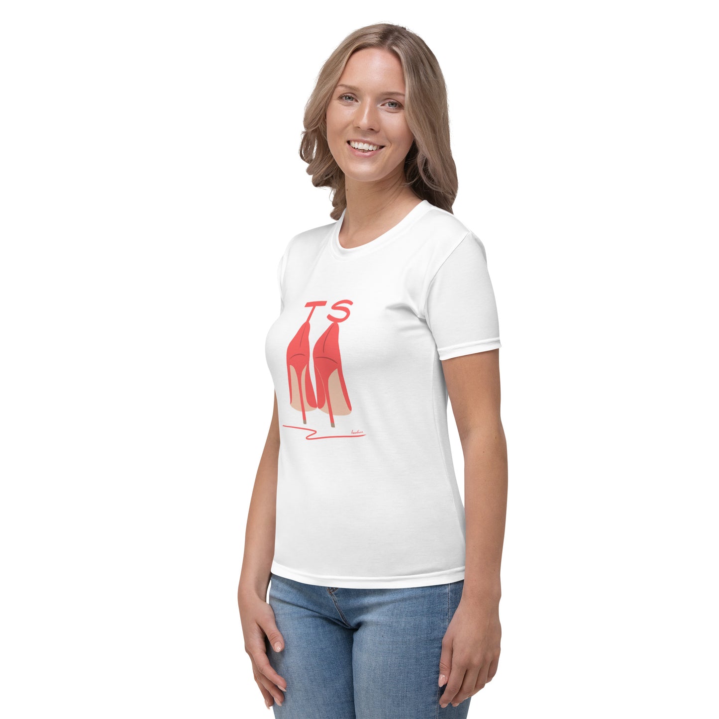"Tacones Sabios" Women's T-Shirt (Wide Front)