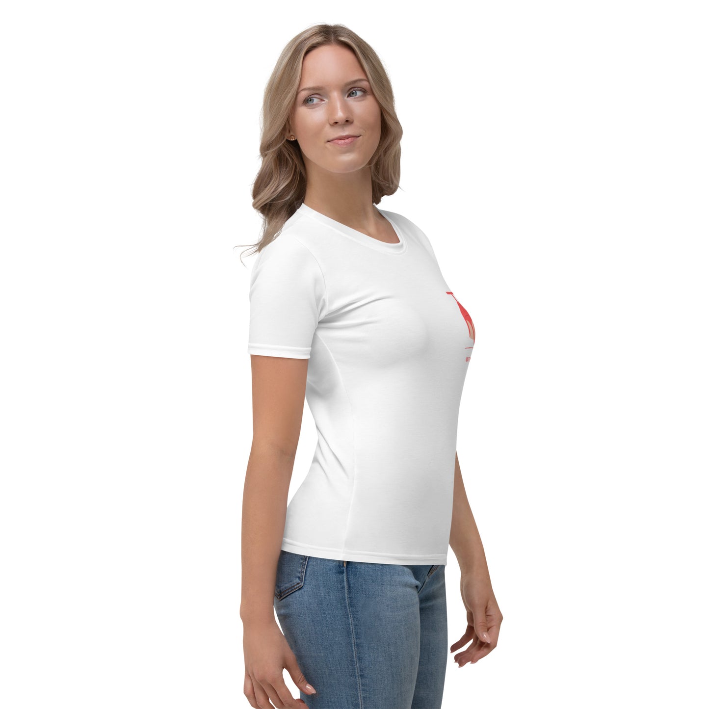 "Tacones Sabios" Women's T-Shirt (Side Front)