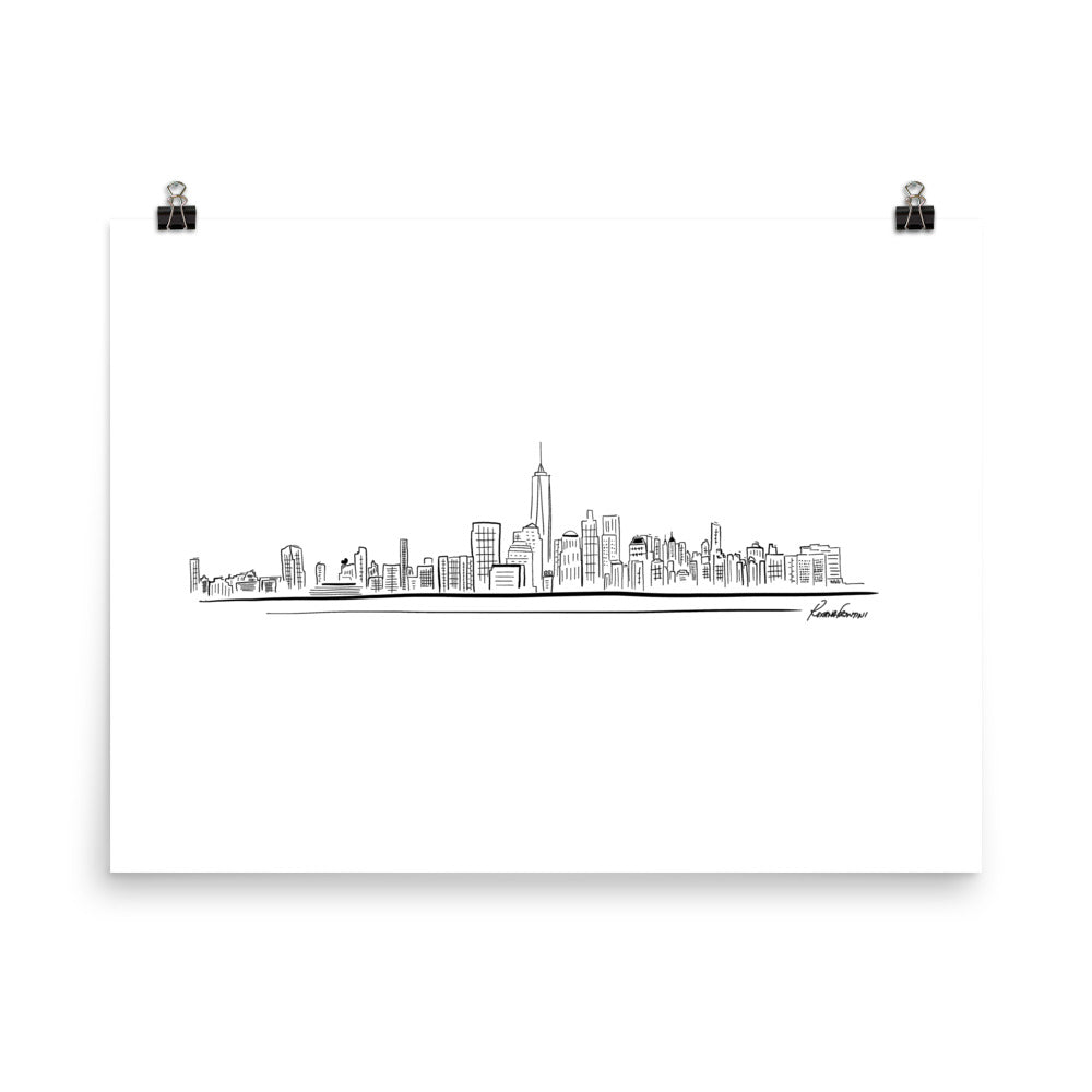 "NYC SKY" Unframed Fine Art Print